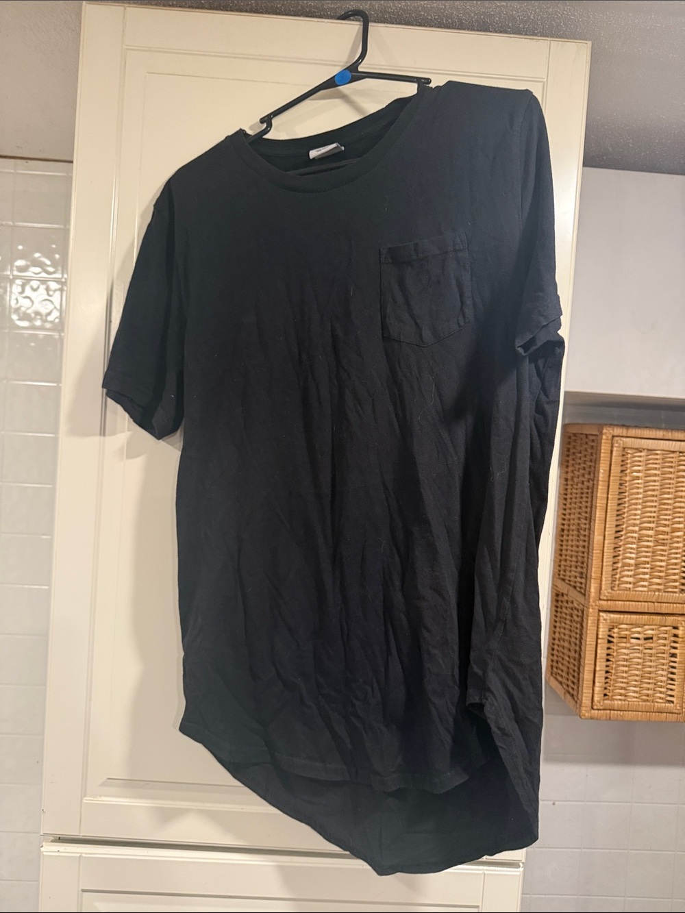 IML Classic Black Pocket Tee - Casual Shirt tunic size medium 8:5